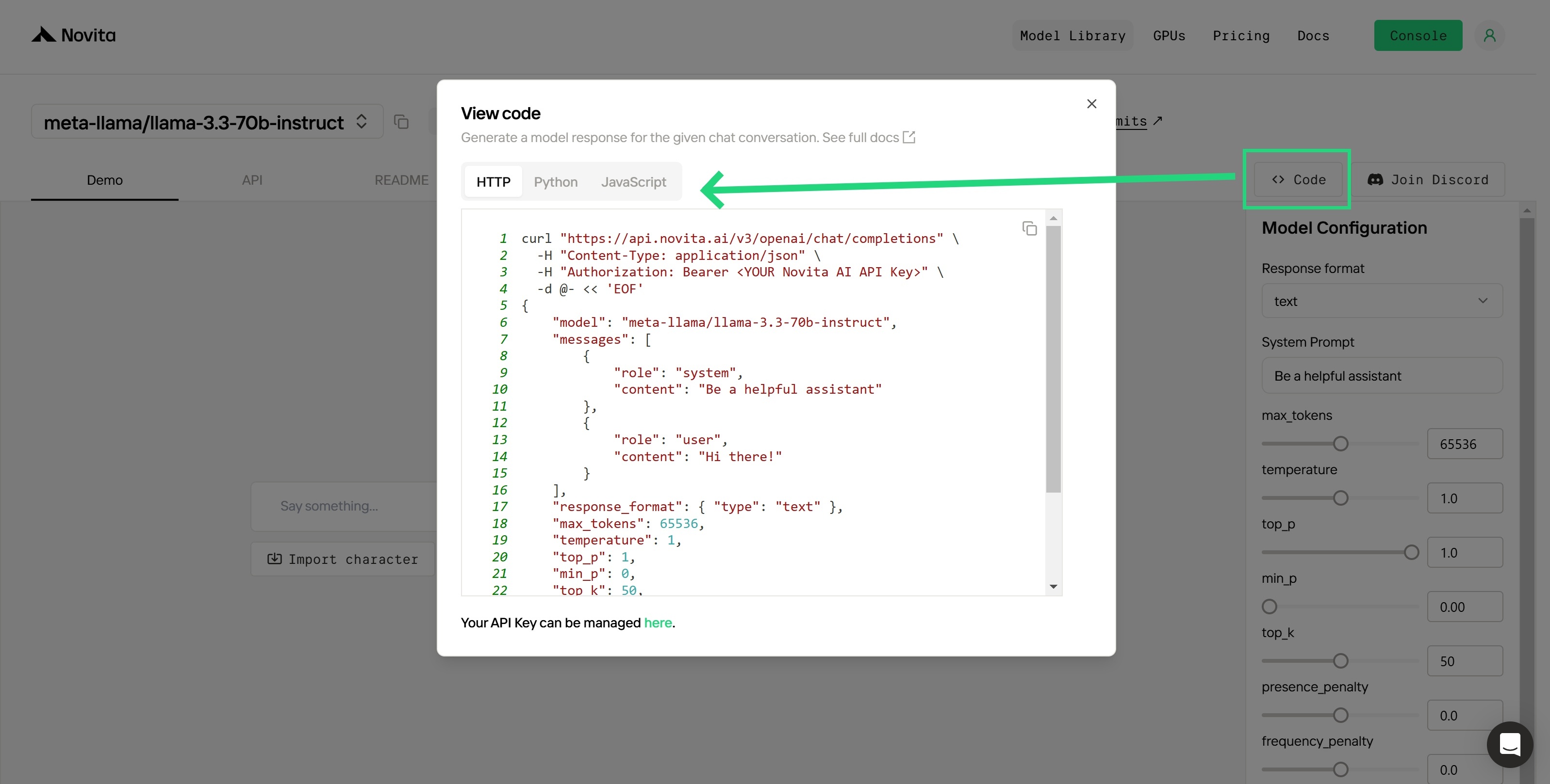 install api