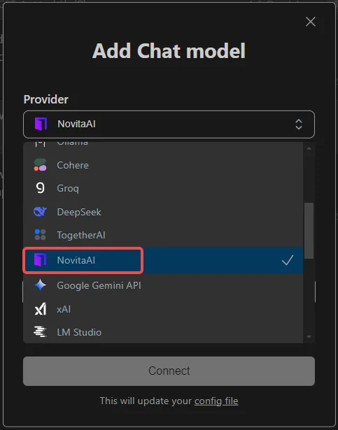 ELEGIR NOVITA AI