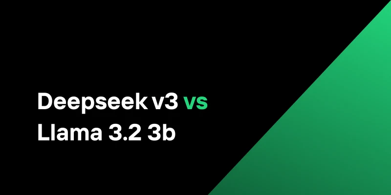 Llama 3.2 3B vs DeepSeek V3: Comparing Efficiency and Performance