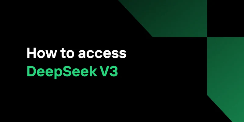 A Guide to Accessing DeepSeek V3: Locally and via API