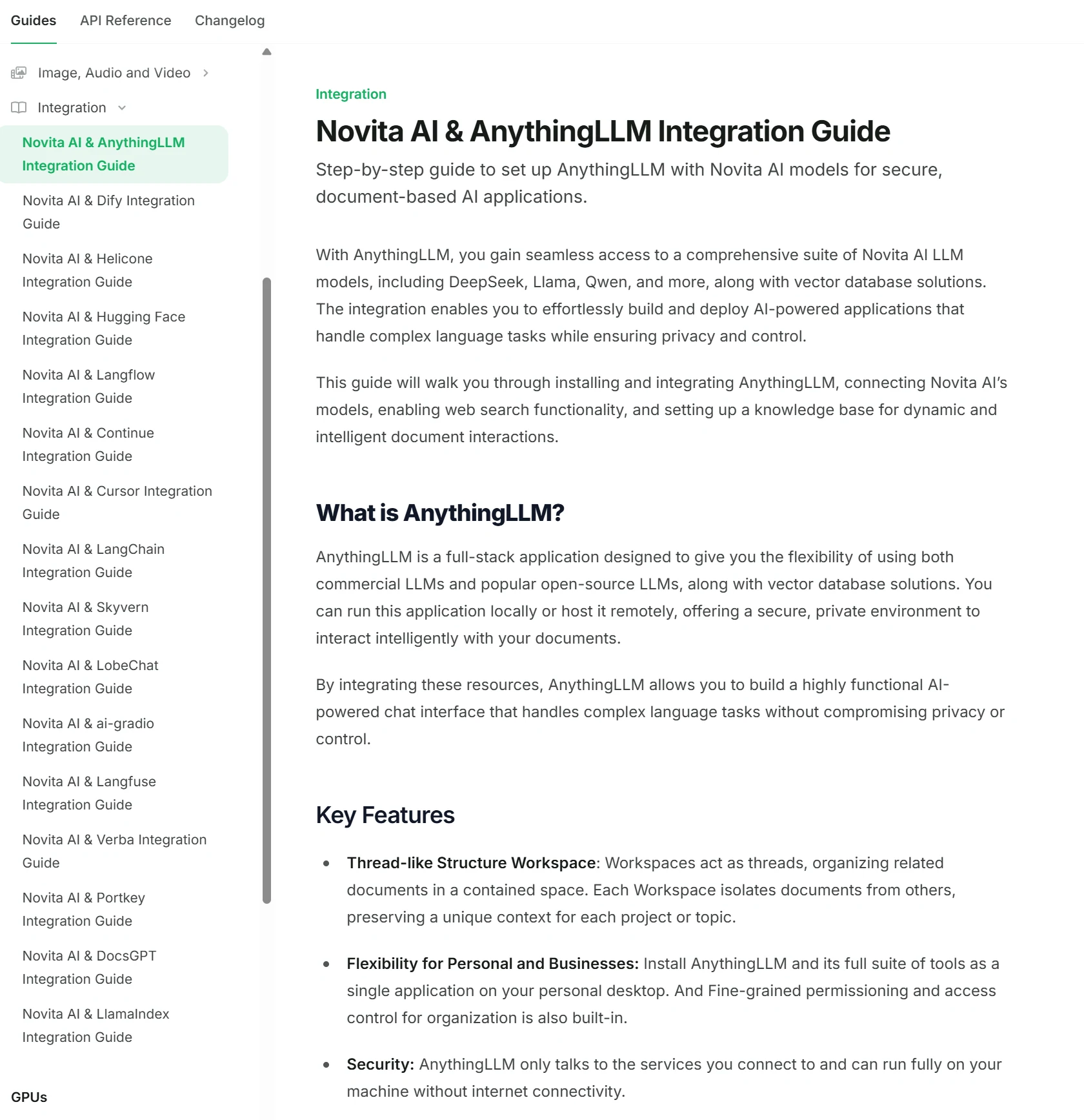 Novita AI Integrates with 15 Platforms