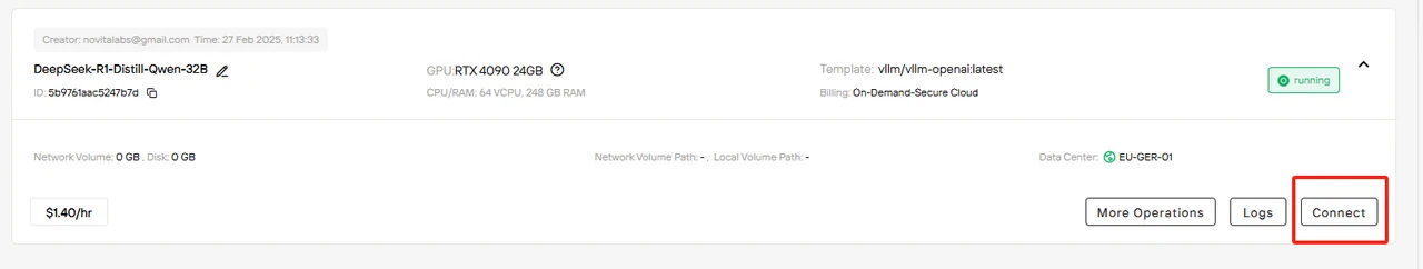 novita ai gpu deploy