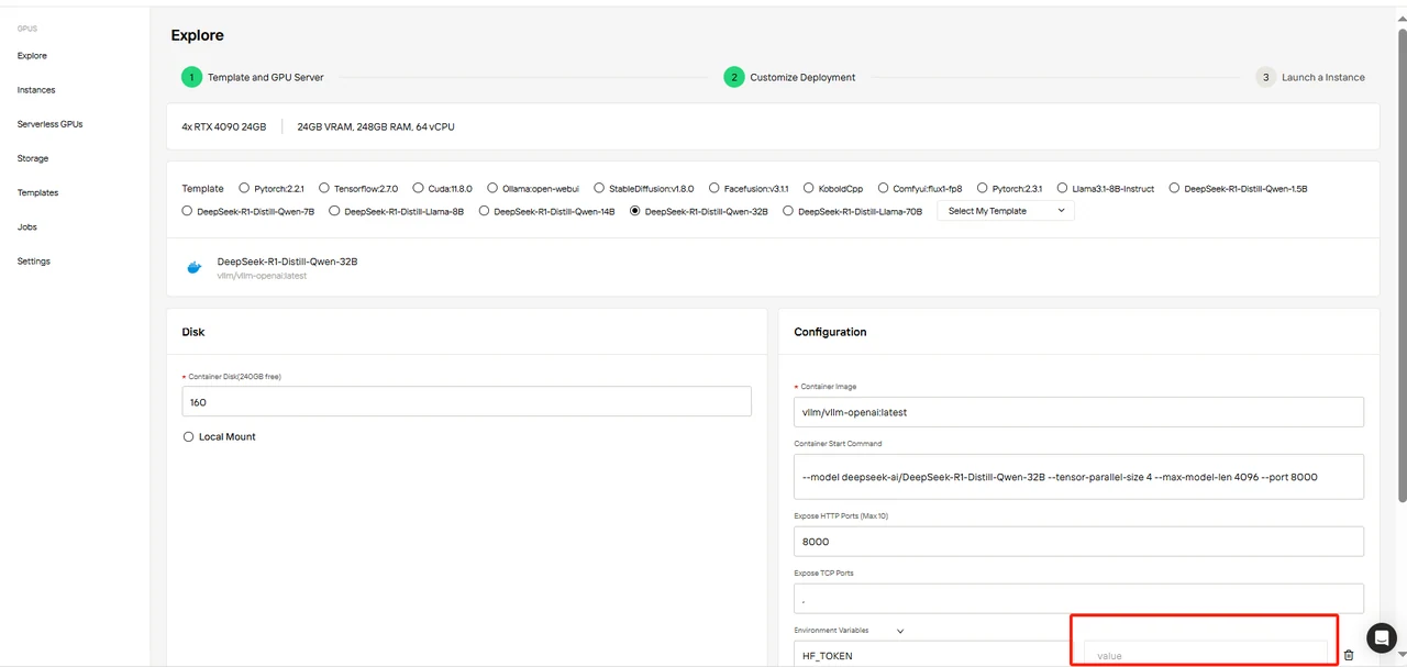 novita ai website screenshot