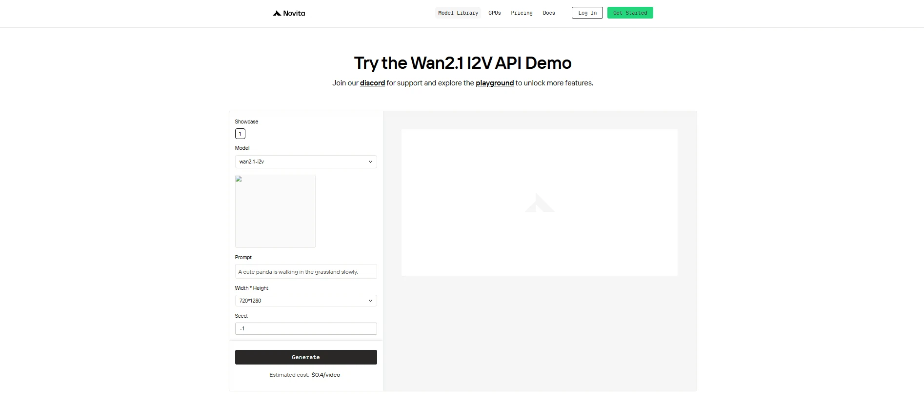 try wan 2.1 i2v api
