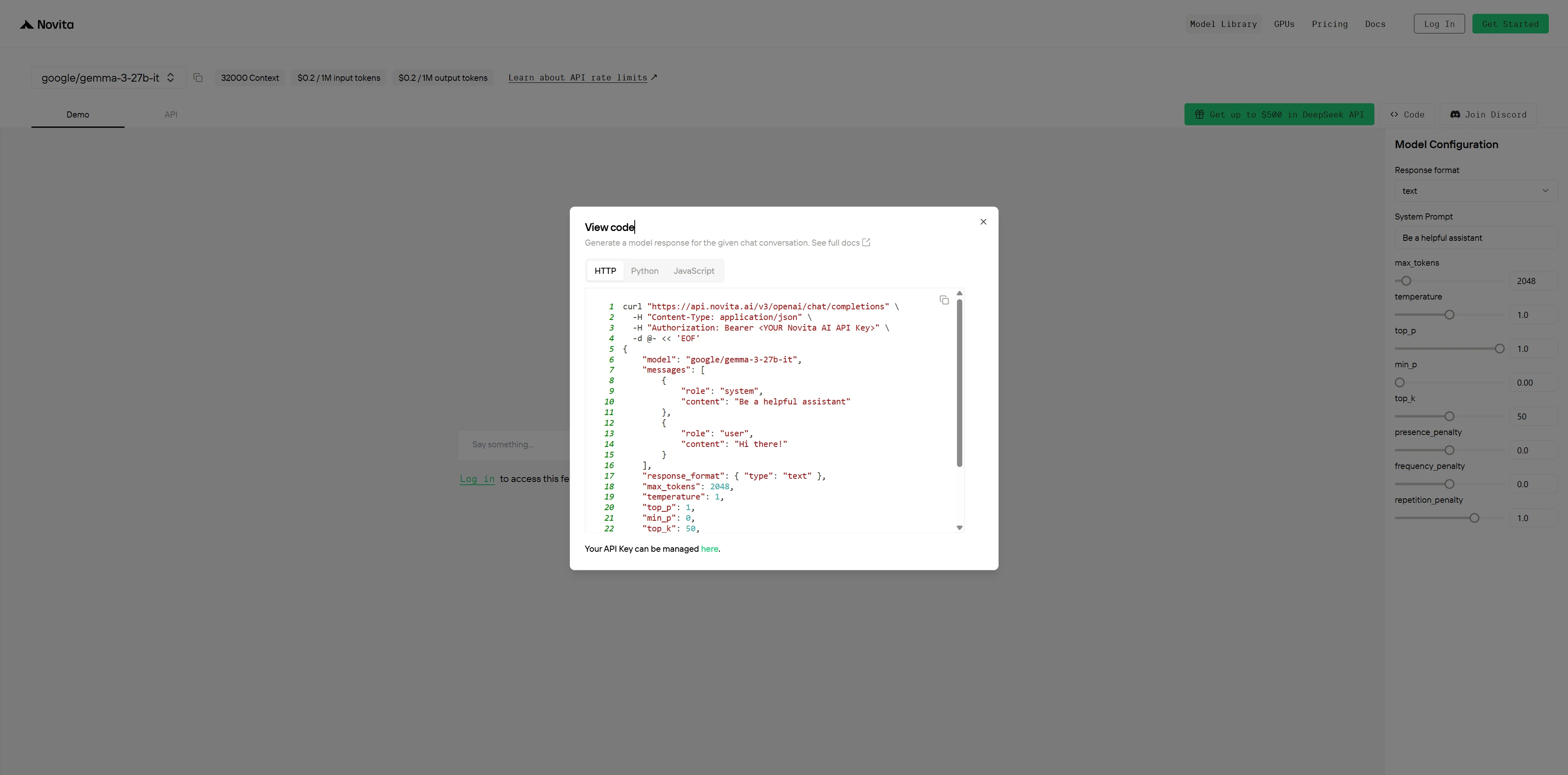 install api on gemma 3