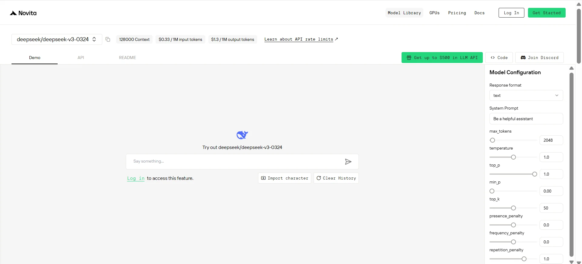 deepseek v3 0324