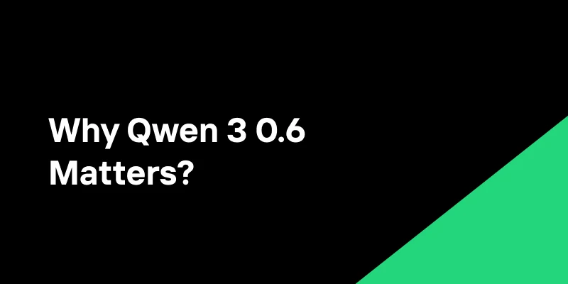 Qwen 3 0.6B: Why Small Models Still Matter Today
