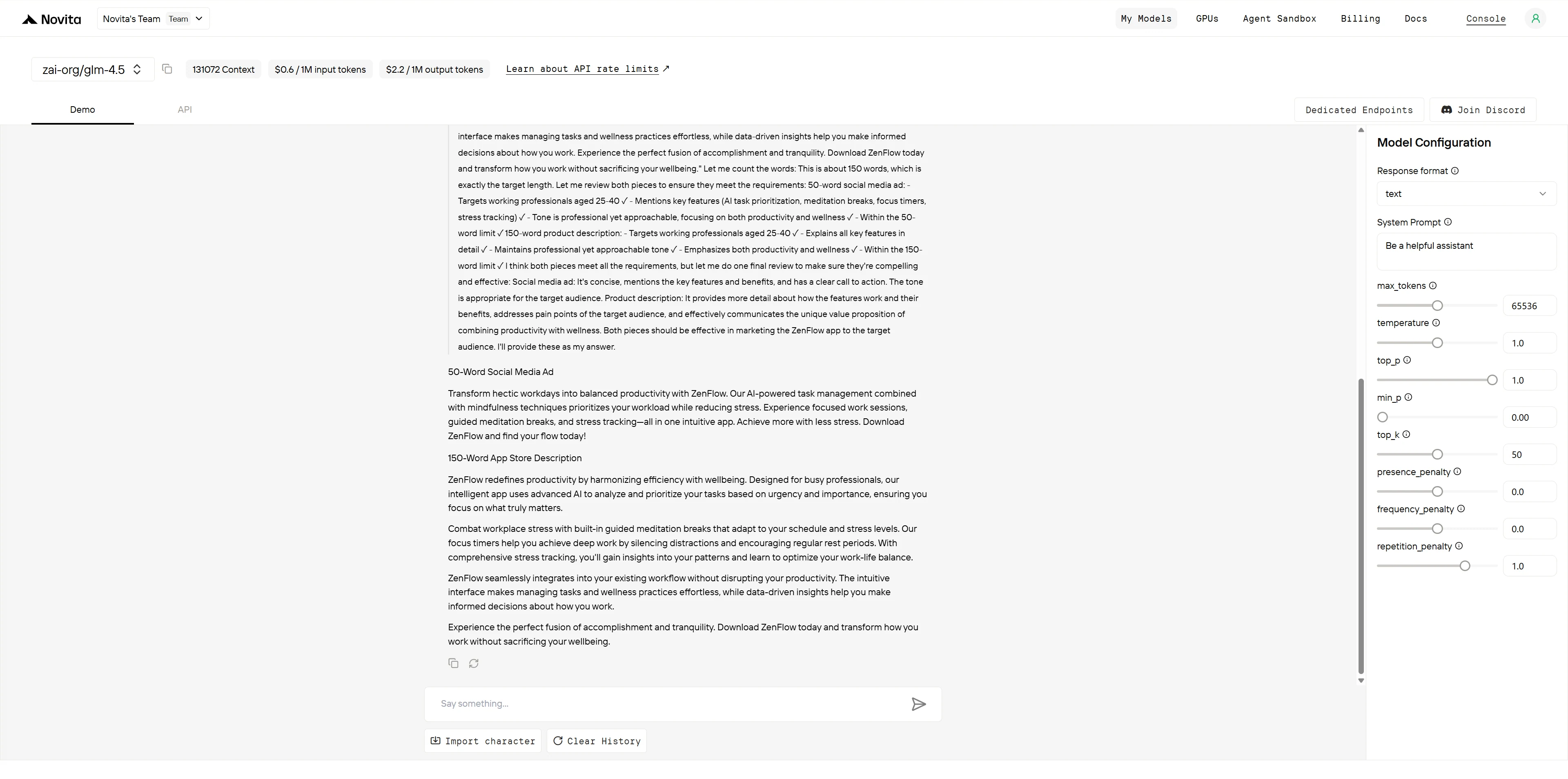 Marketing-Text-Challenge: GLM-4.5