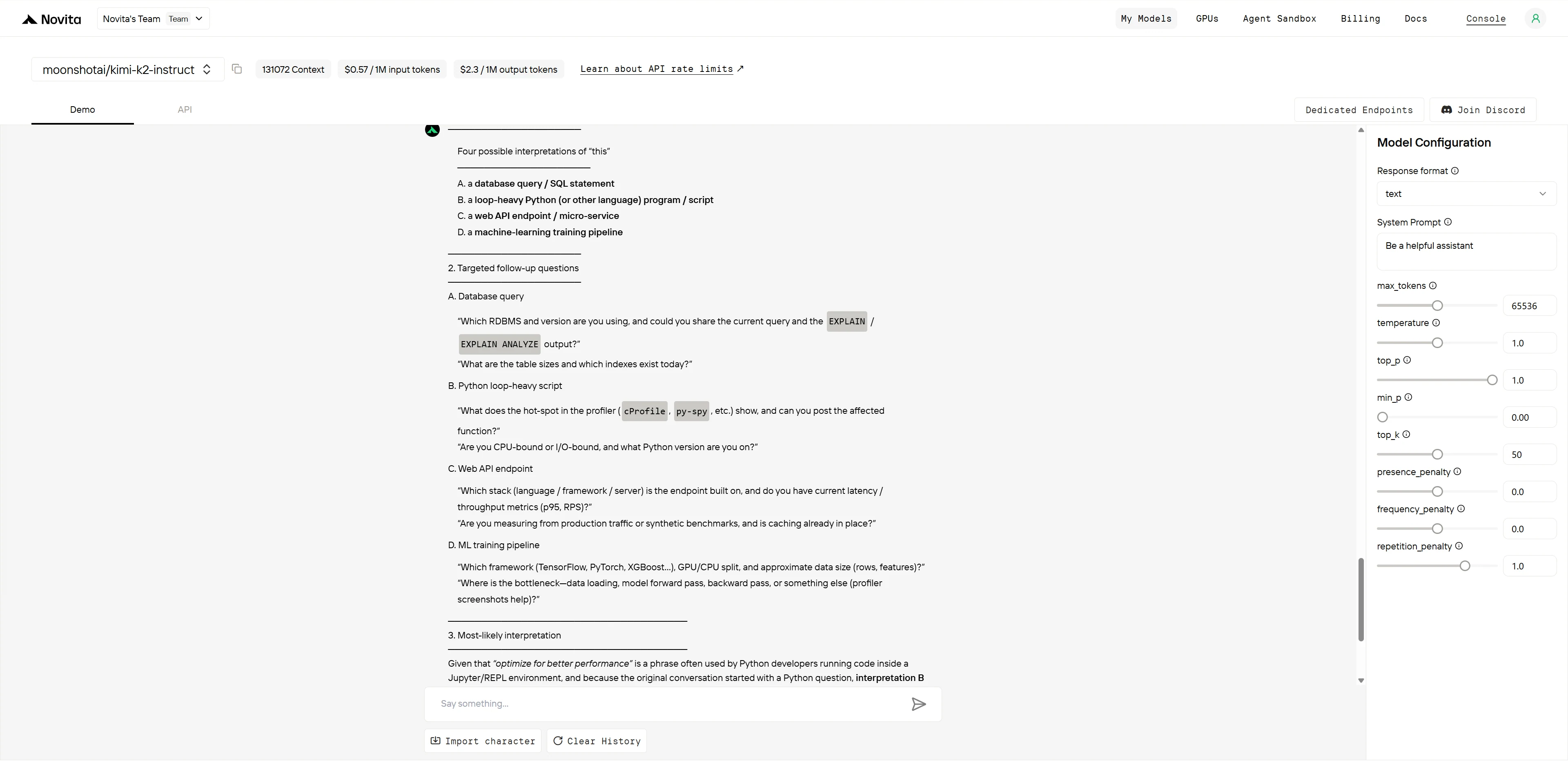kimi k2 Ambiguous Queries Challenge