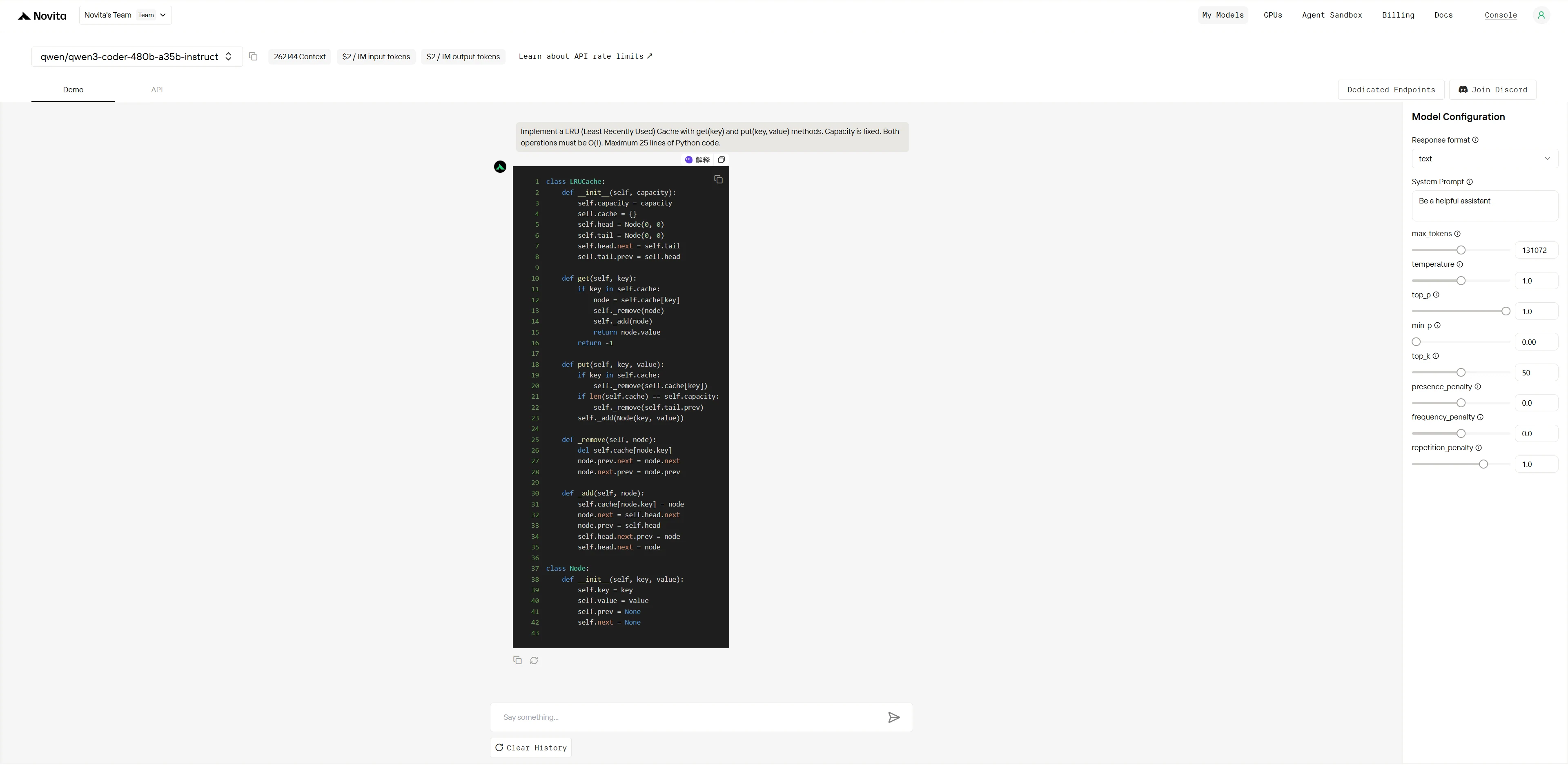 Qwen3-Coder-480B-A35B-Instruct code test performance