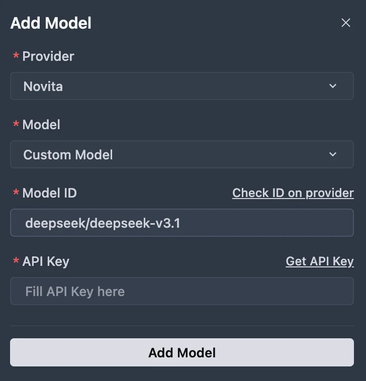 Add a Custom Model