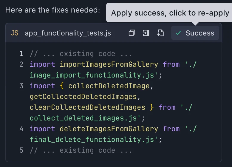Automatic Code Error Fixing