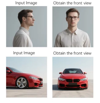 object rotation of qwen image editing