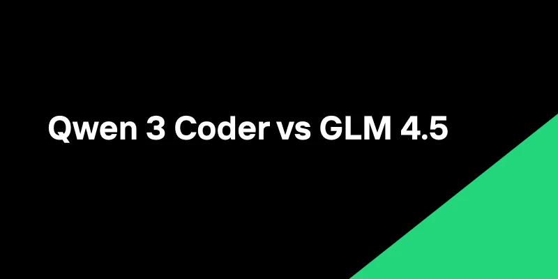 Qwen 3 Coder vs GLM 4.5: Which Excels in Pure Coding vs Tool-Calling?