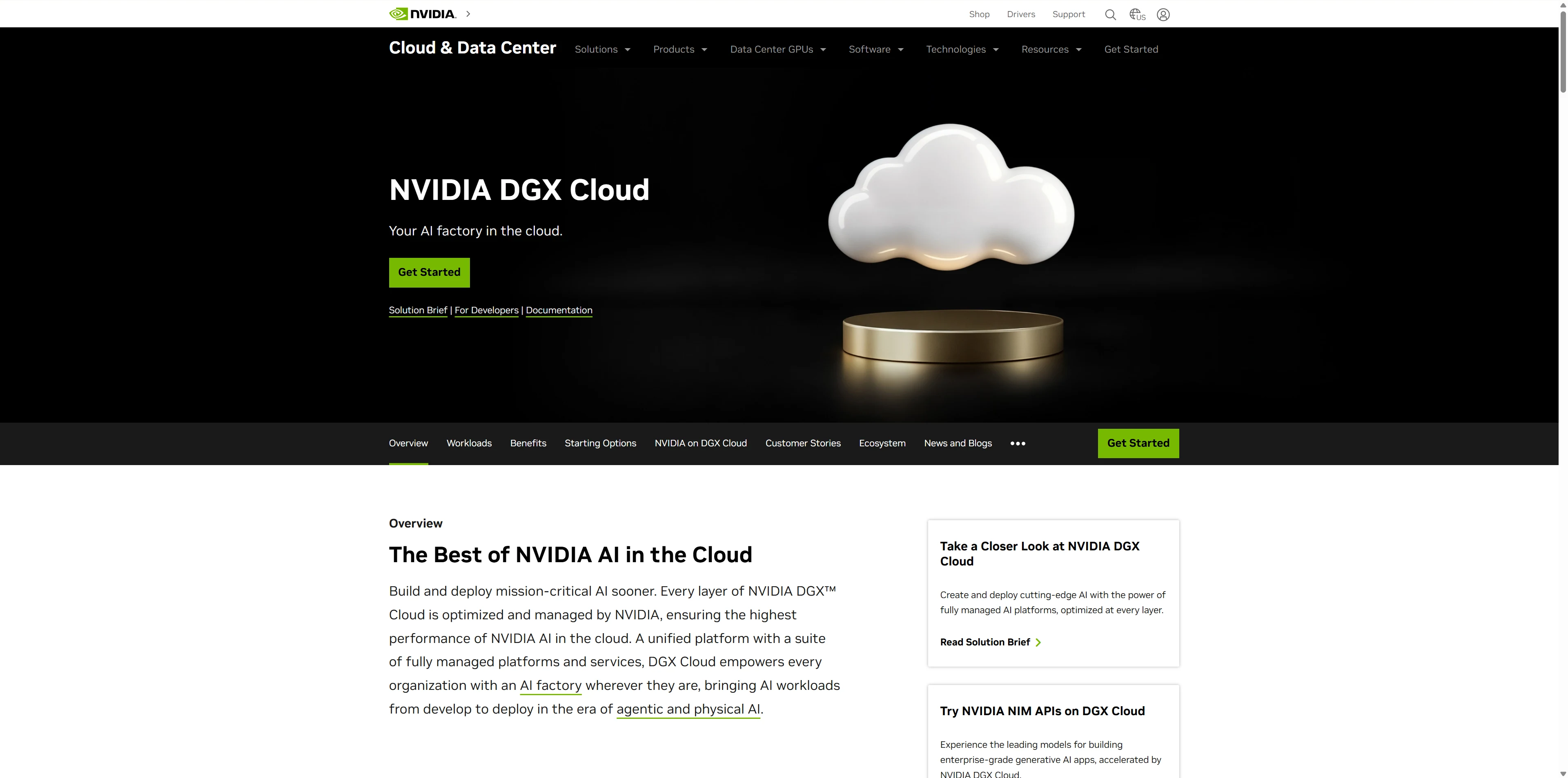 NVIDIA DGX Cloud