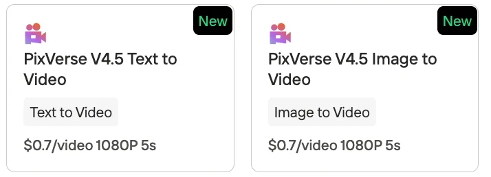 A Novita oferece com exclusividade o Pixverse V4.5 para geração de vídeo de IA — com preço de apenas $0,7 por vídeo de 5 segundos!