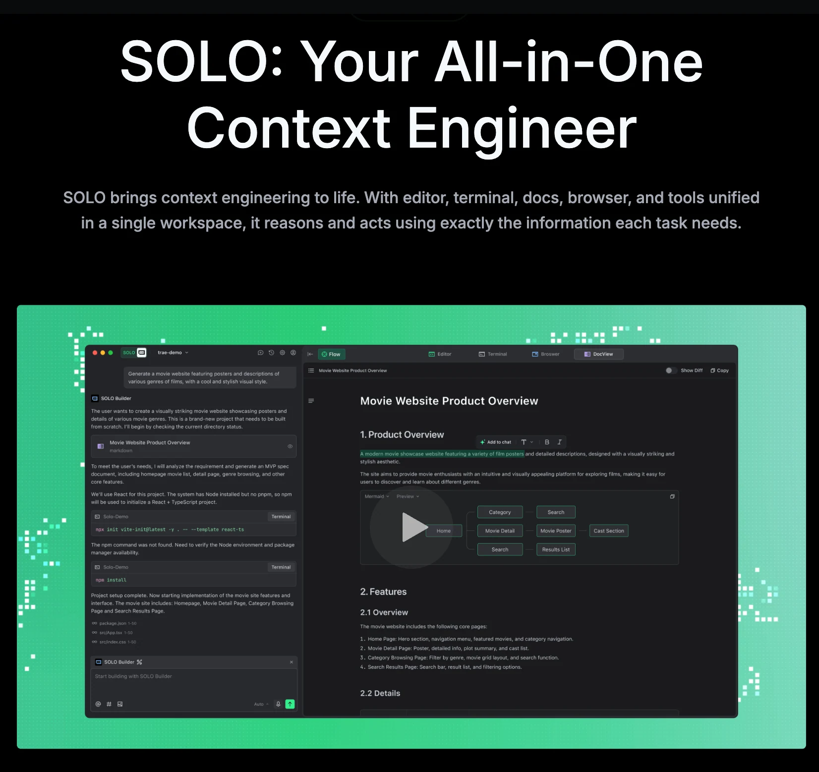 What is Trae Solo?