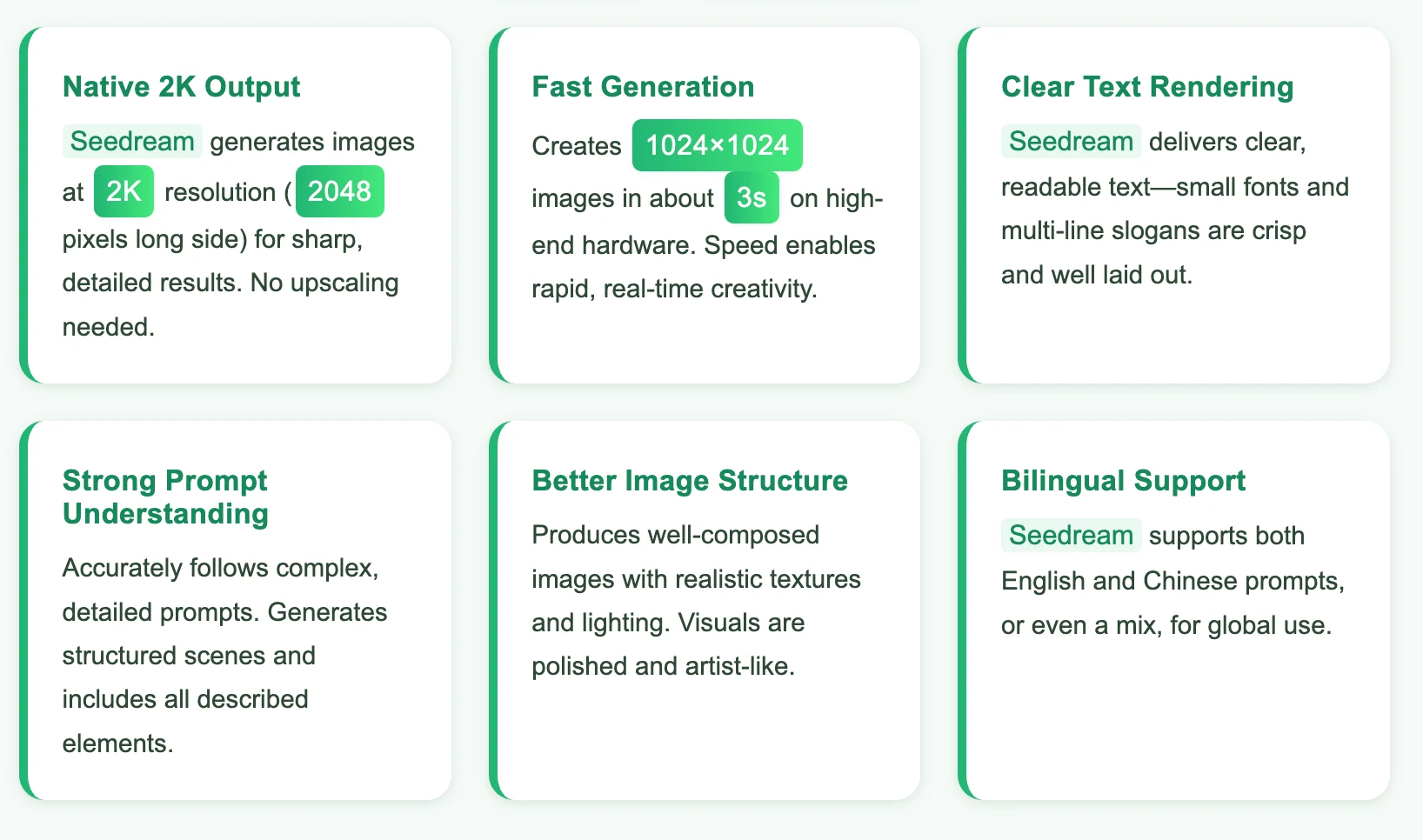 Neue Funktionen von SeeDream 3.0 in Version 3.0