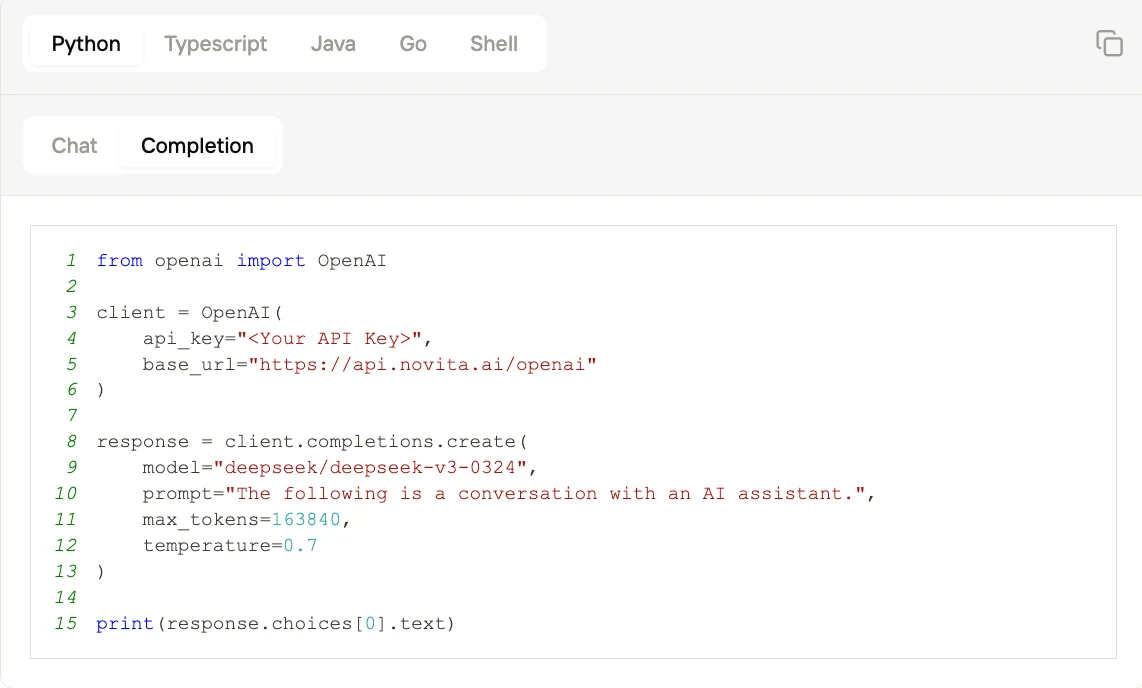 Step 5: Install the API