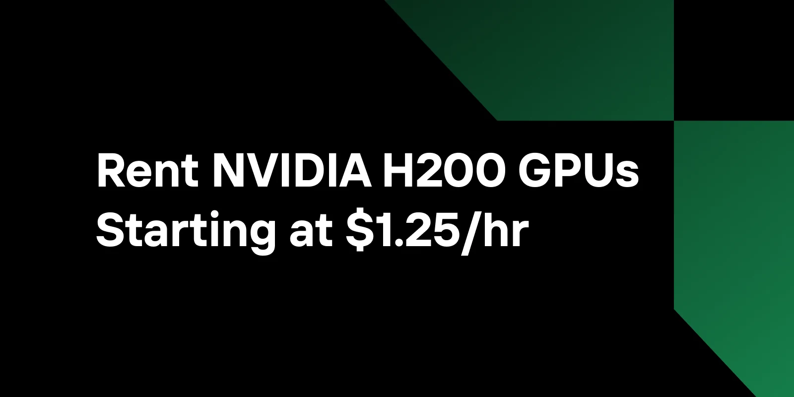 NVIDIA H200 GPU：最先进AI加速器完全指南
