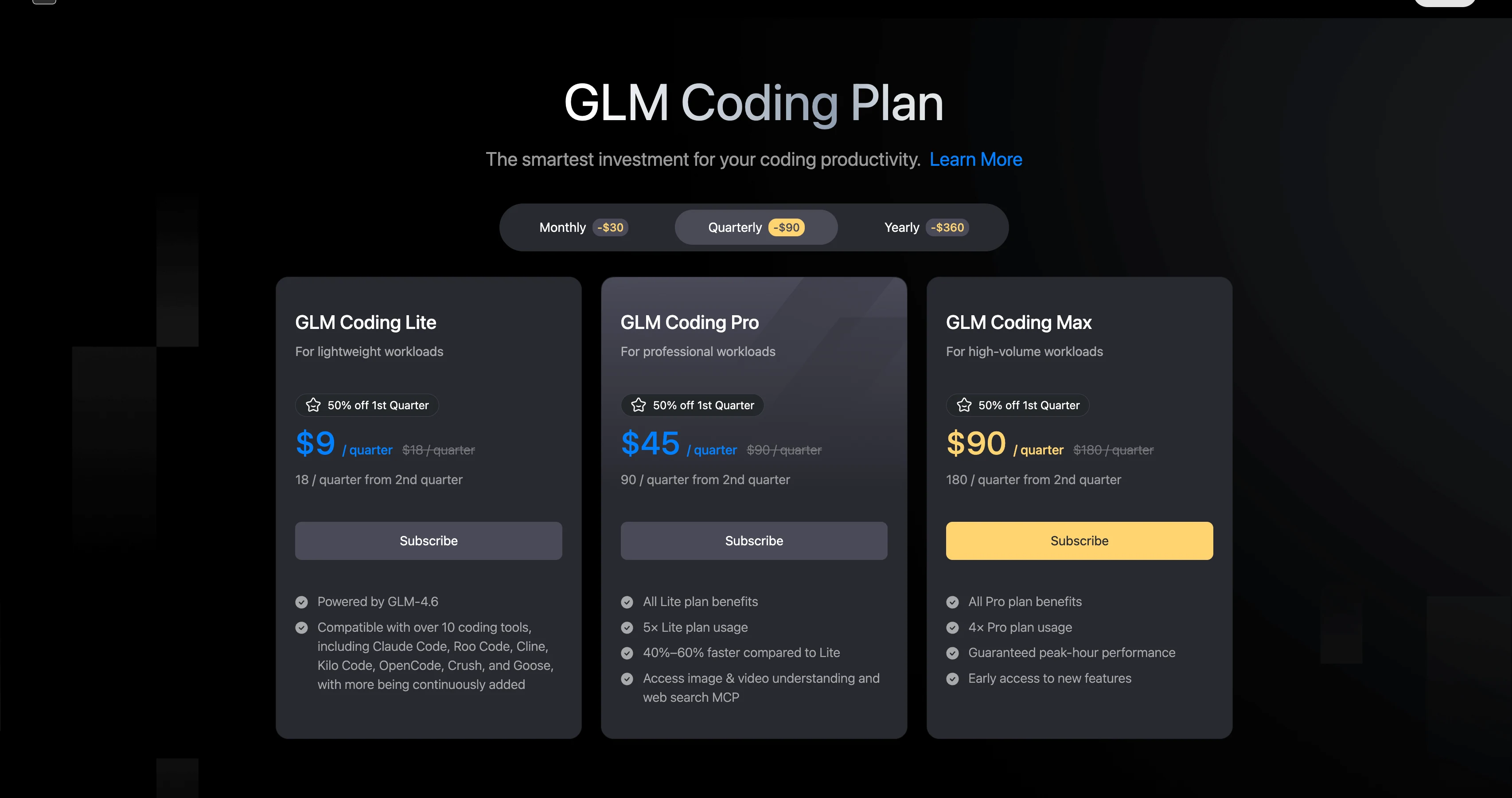 glm 4.6 웹사이트 API