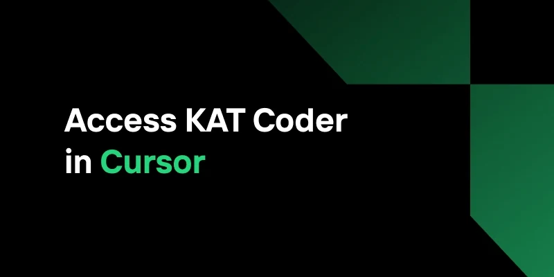 Acceder a KAT Coder en Cursor: Desbloquea un flujo de trabajo de codificación más inteligente