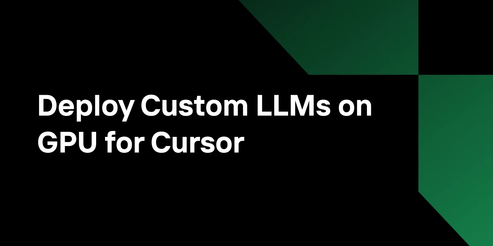 How to Deploy Your Own Model on Novita AI and Use It in Cursor: Complete Setup Guide 2025