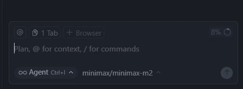 successfully intergrate Minimax M2 in Cursor via Novita AI API