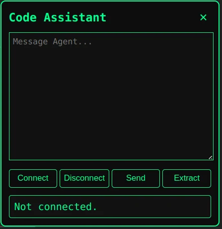screenshoot of code assistant