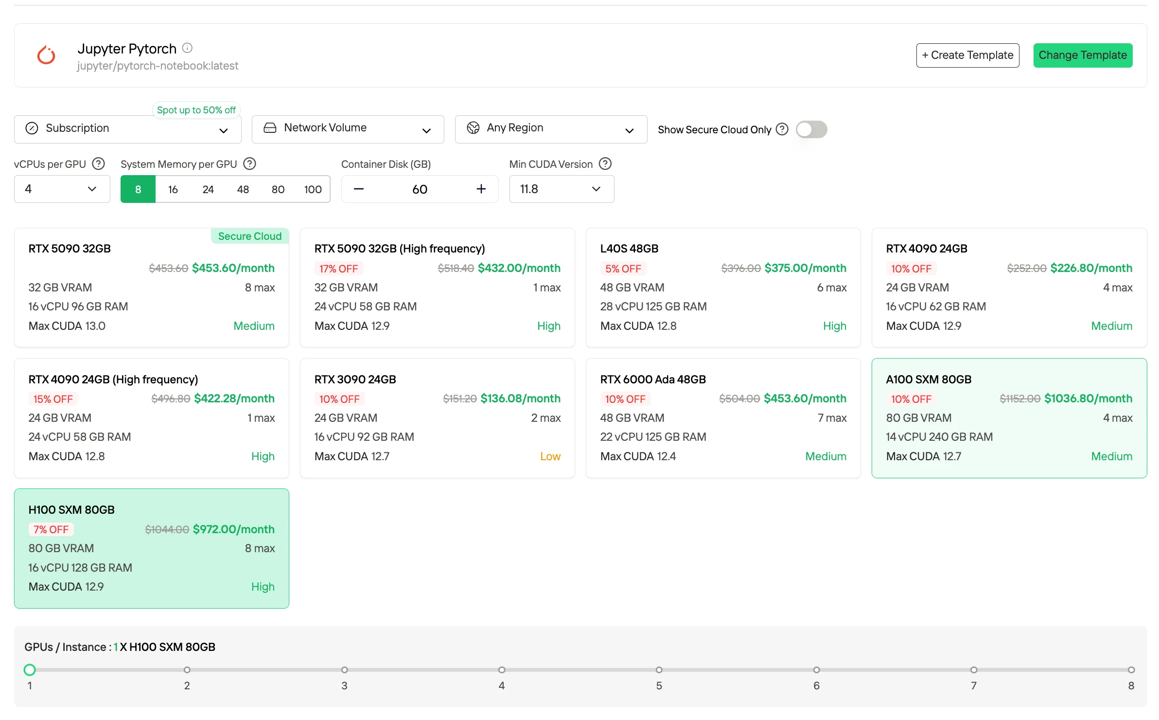 Subscription / Reserved Plans