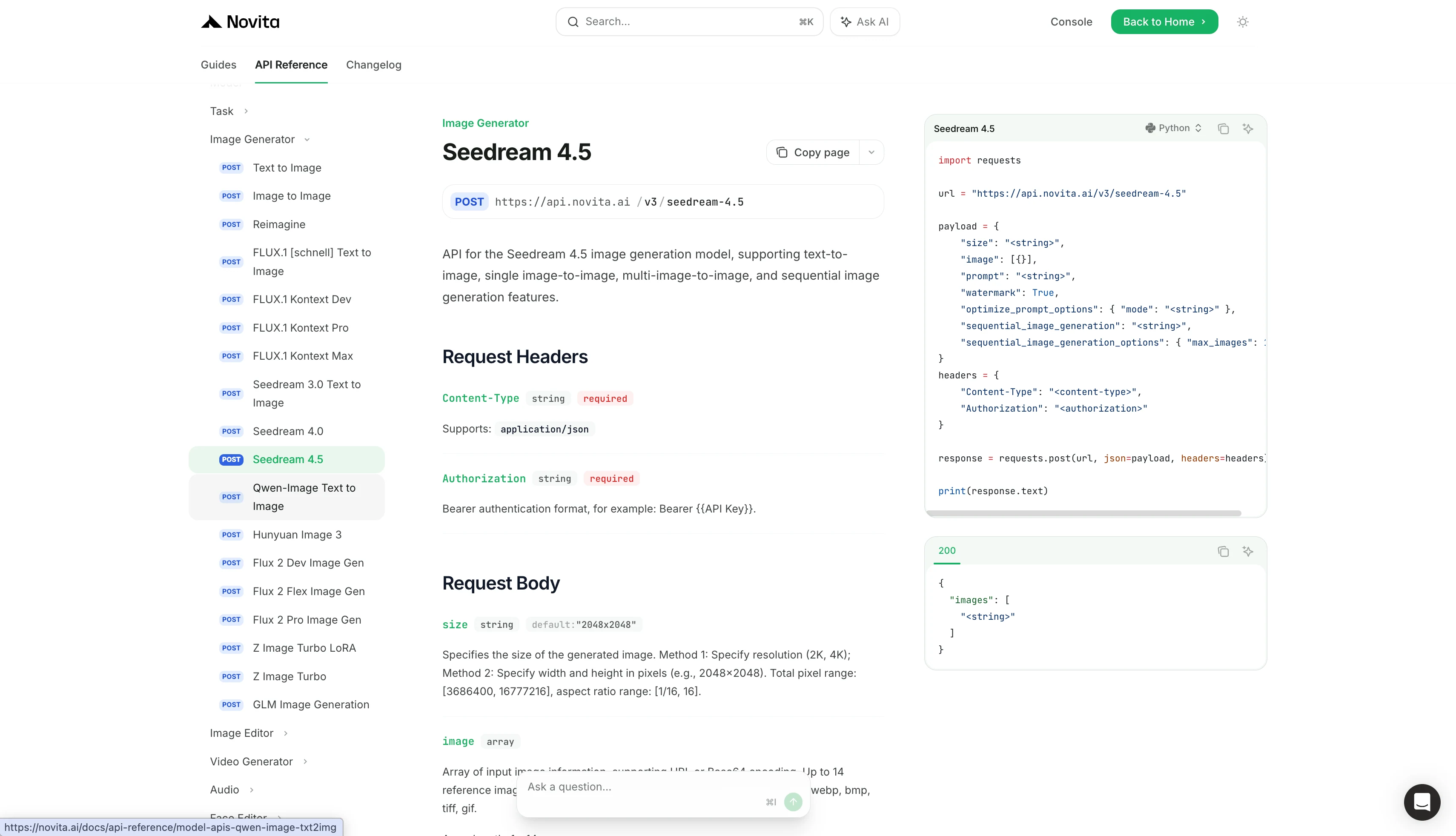 Schritt 4: Installieren Sie die API