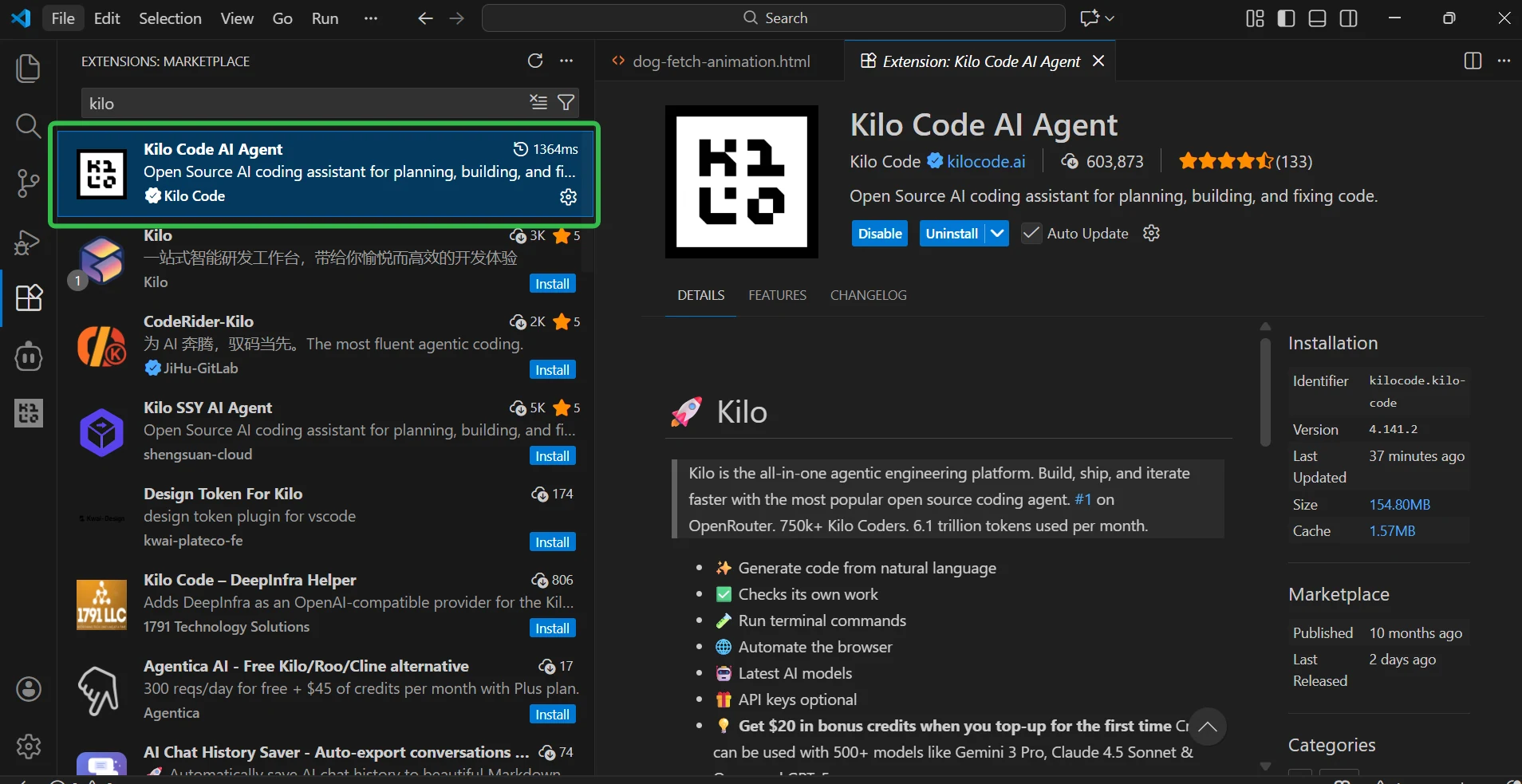 Agente AI de Kilo Code