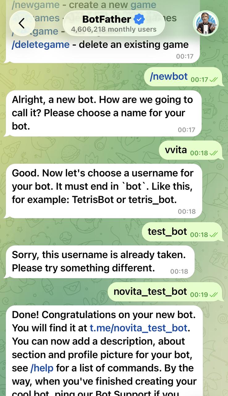 كيفية إنشاء بوت الخاص بك في Telegram