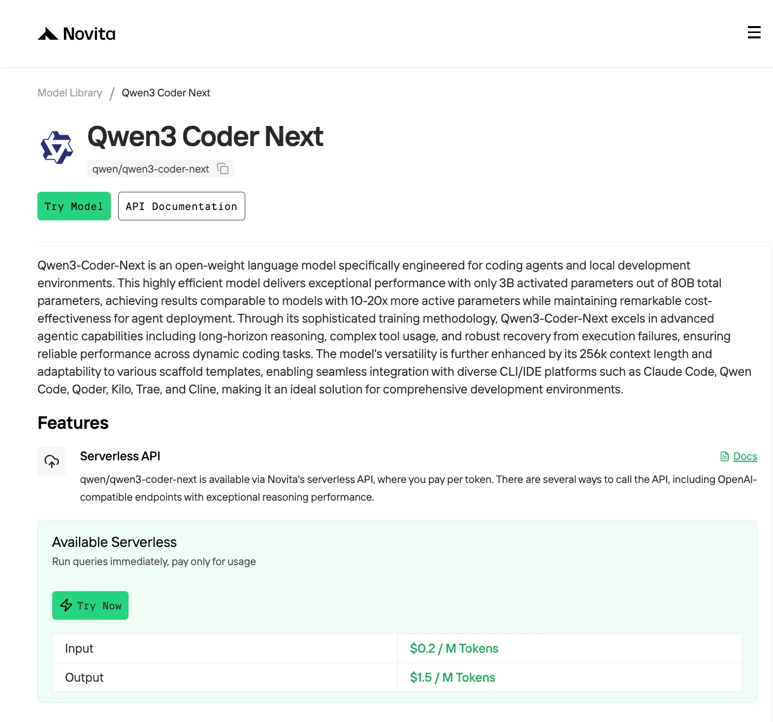 선택한 모델의 기능을 살펴보기 위해 무료 체험을 시작하세요.