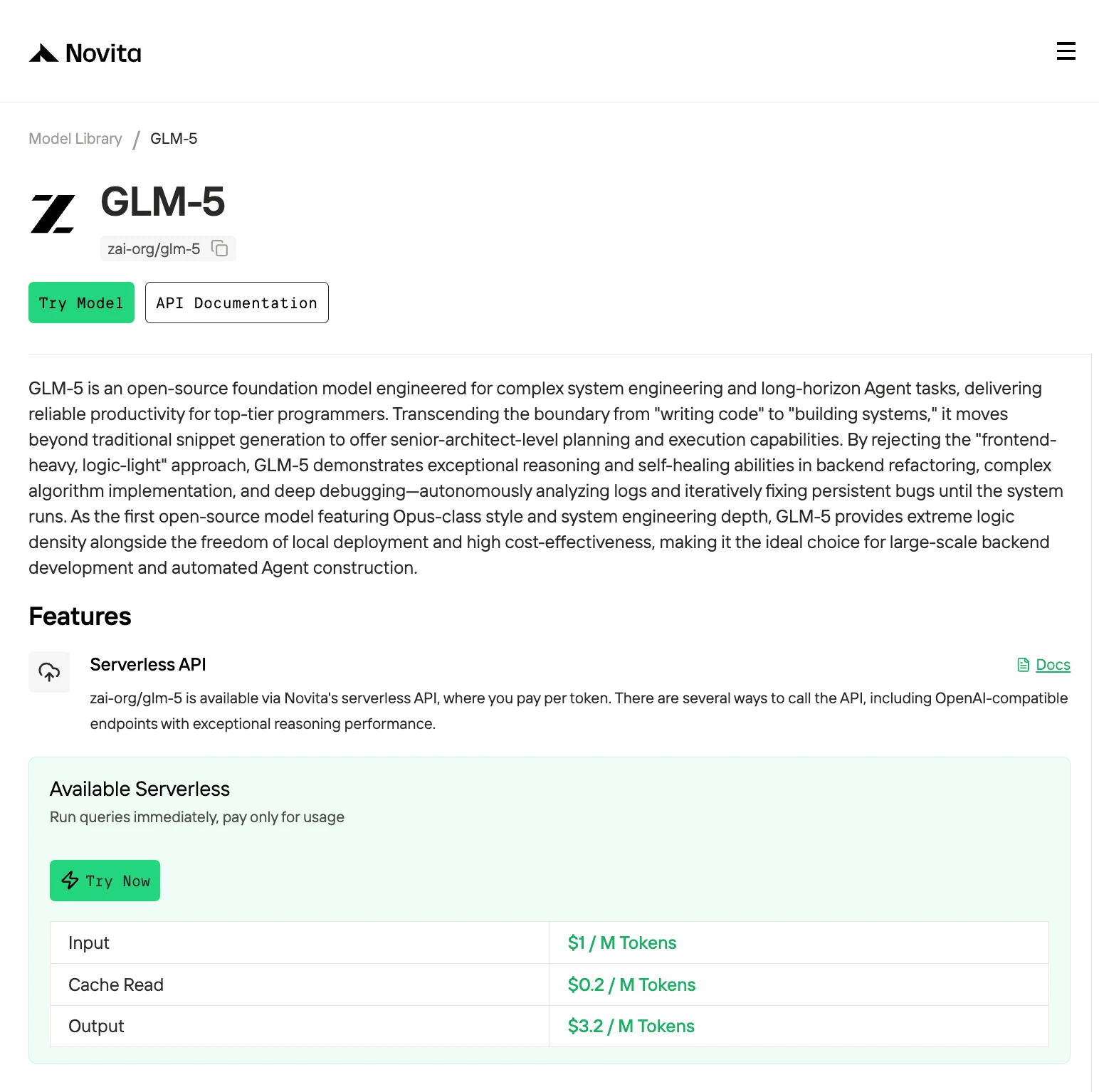 Preise von GLM-5