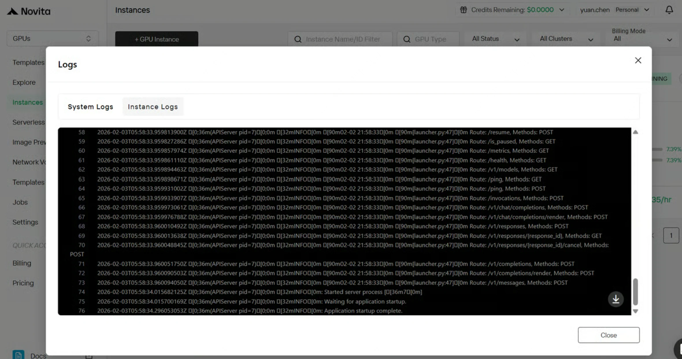 monitorear el progreso de descarga
