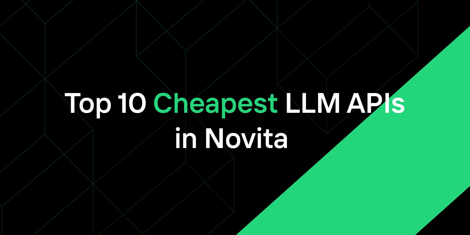 Top 10 Cheapest LLM APIs in 2026