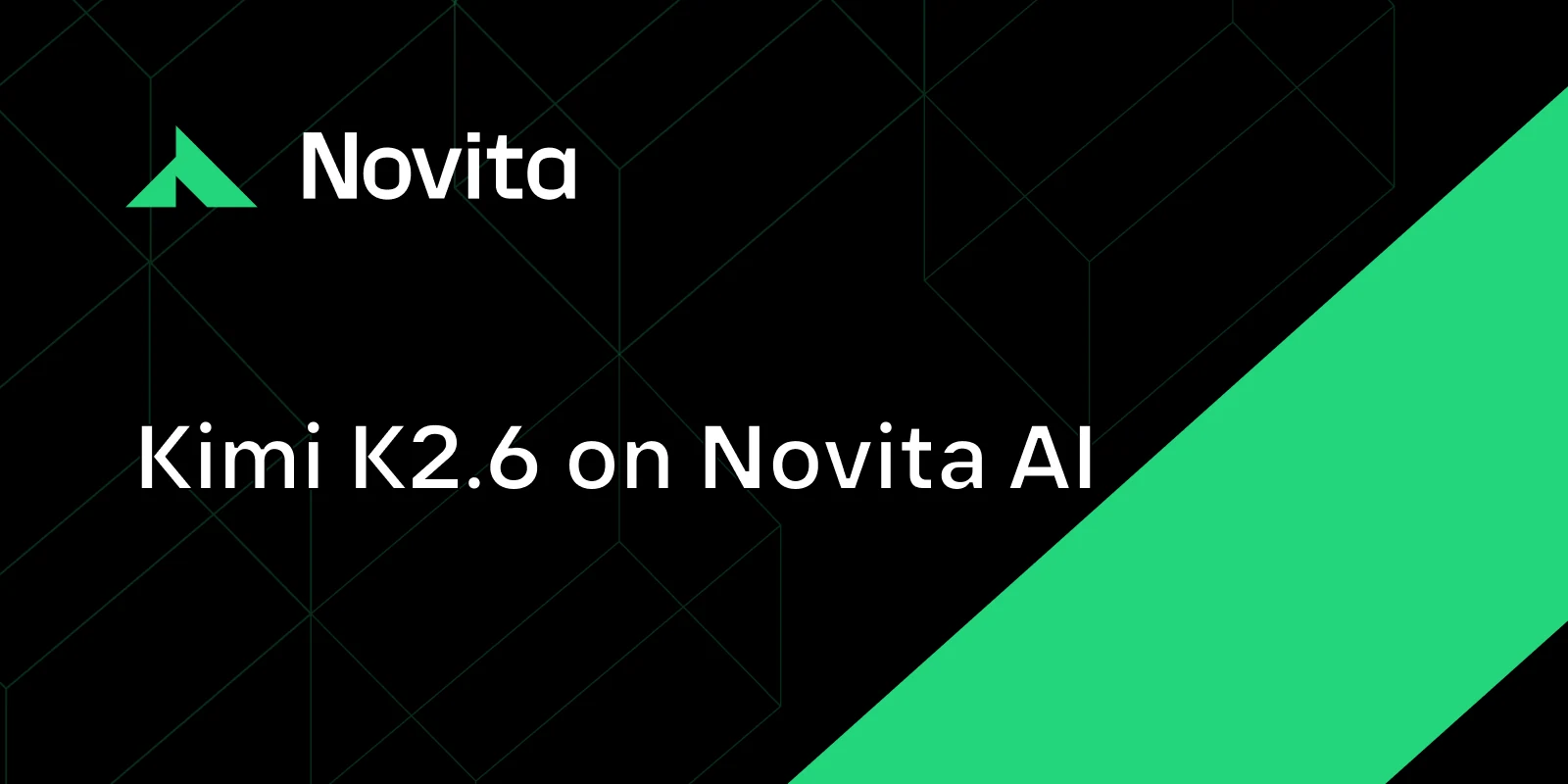 Novita AI의 Kimi K2.6: API 가격 ($0.95/$4.00), SWE-Bench 및 에이전틱 코딩