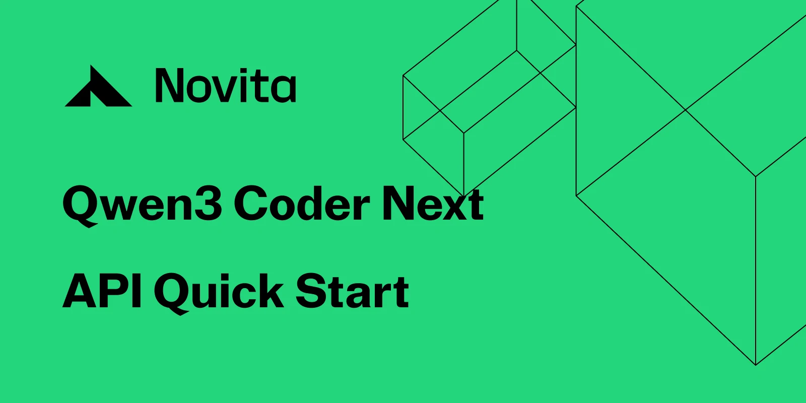 Qwen3 Coder Next API on Novita AI for Coding Agents