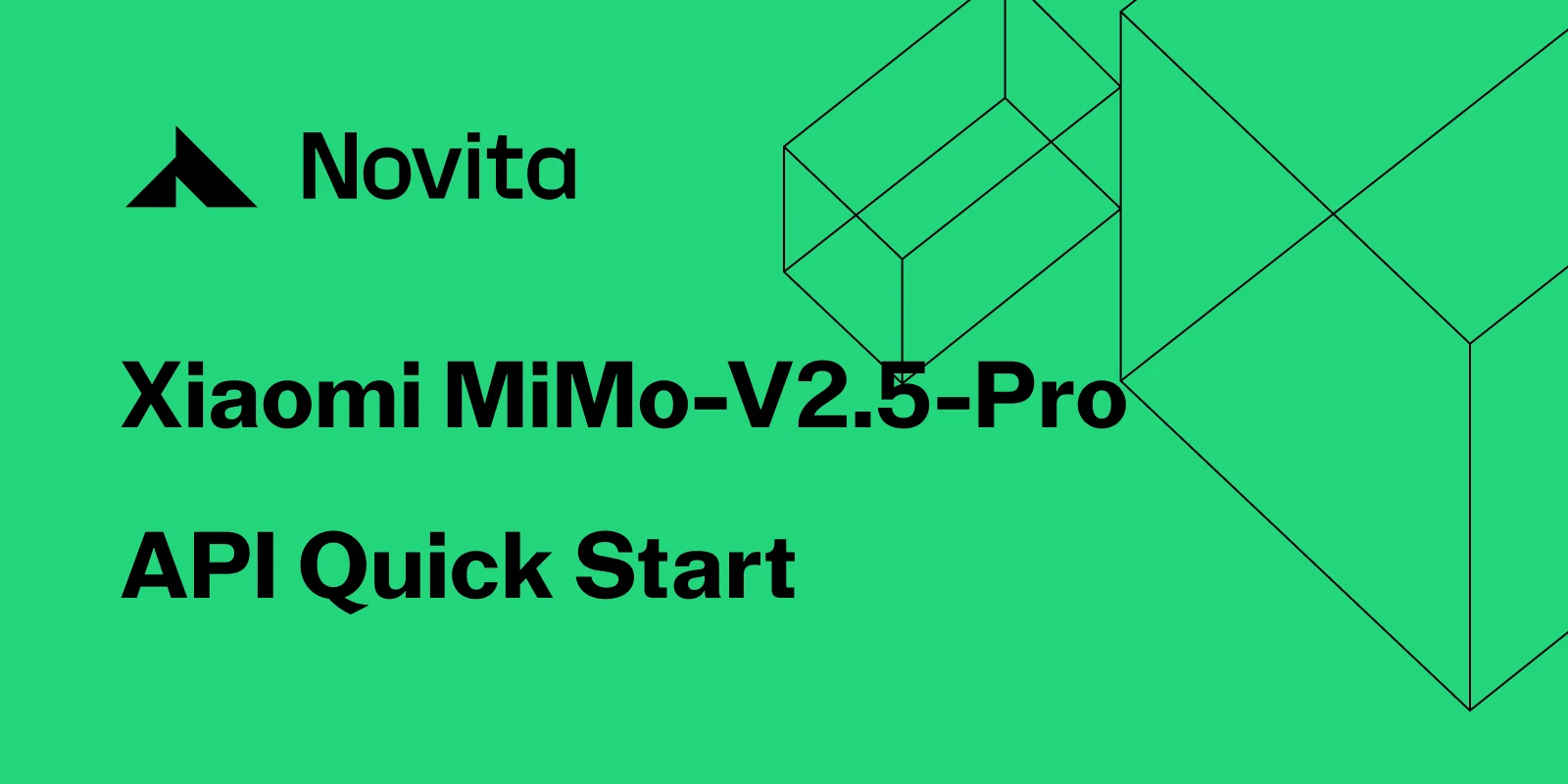 Xiaomi MiMo-V2.5-Pro APIをNovita AIで使用する方法