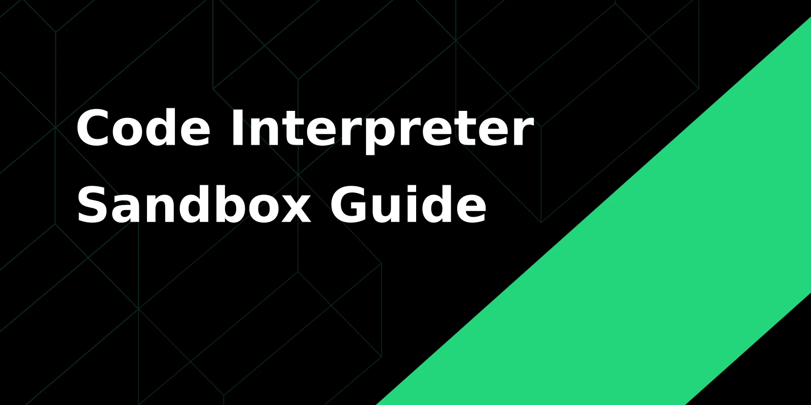Como Adicionar um Interpretador de Código a um App de IA com um Sandbox