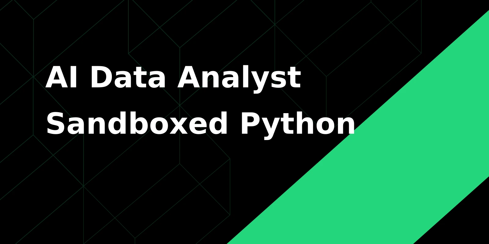 Build an AI Data Analyst with Sandboxed Python and Controlled Package Access