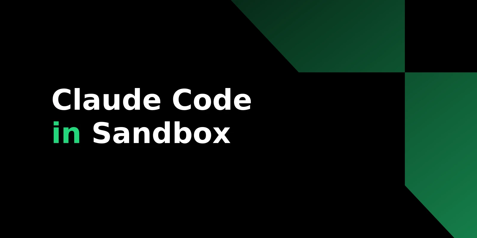 Run Claude Code or Managed Agents in an Isolated Sandbox