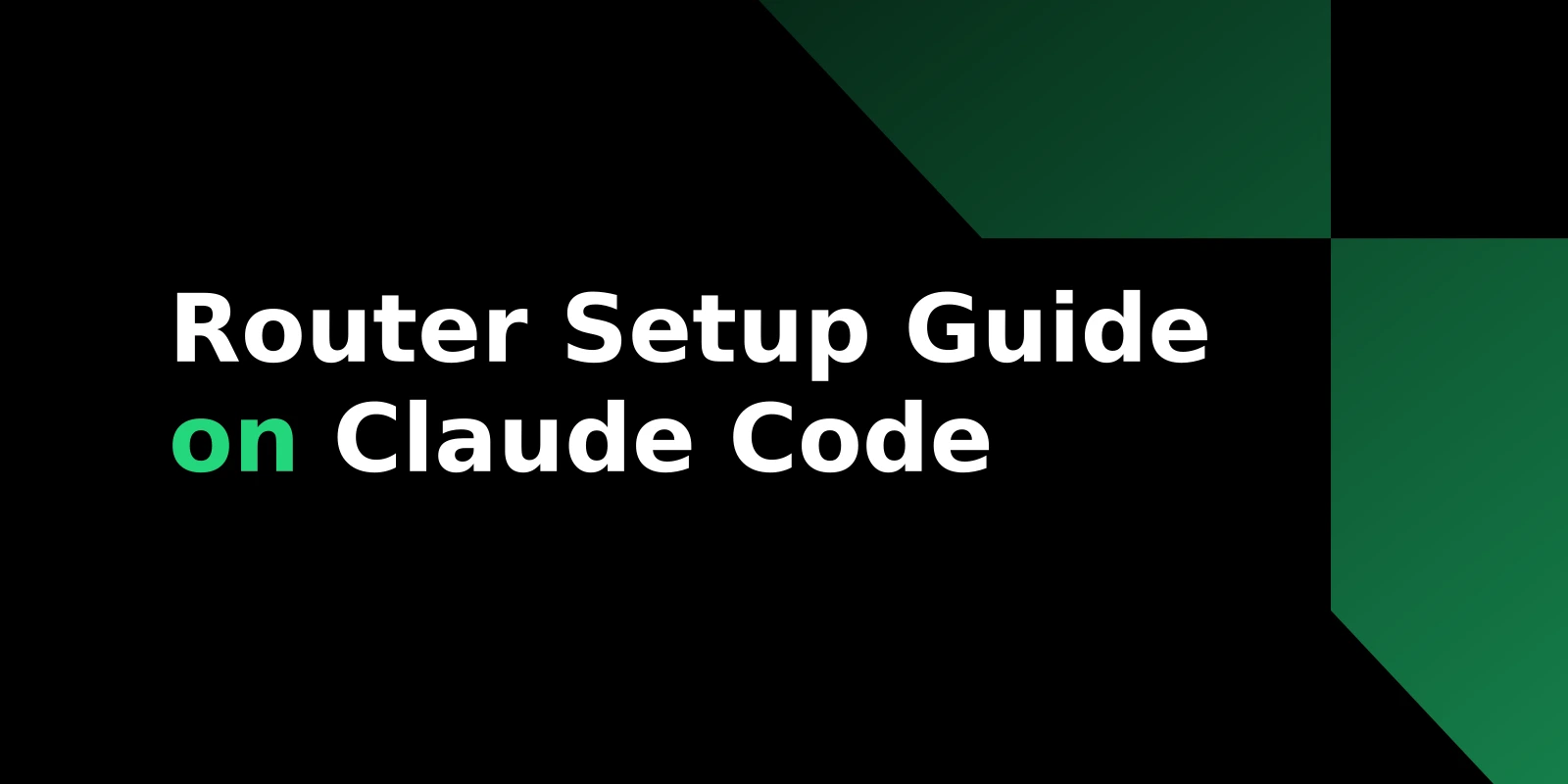 Roteador Claude Code: Use Qualquer Modelo de Backend com Ferramentas MCP e Execução em Sandbox