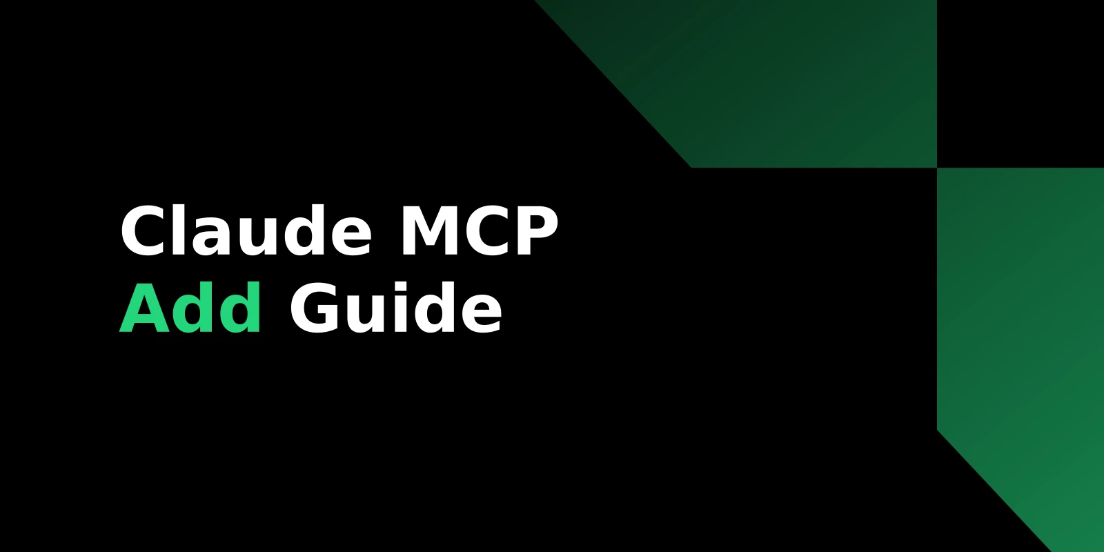 Claude MCP Add Command: How to Install MCP Servers in Claude Code