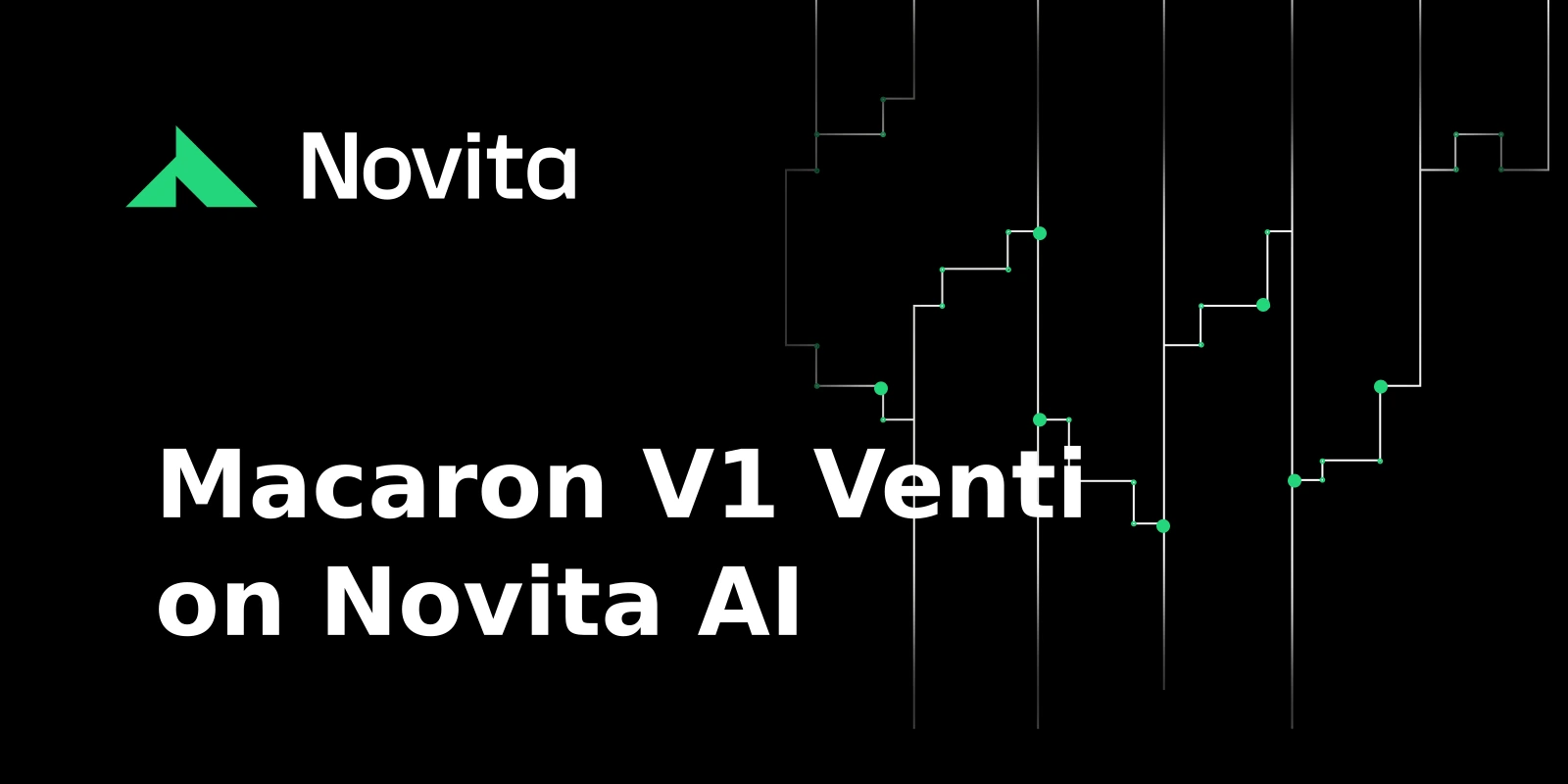 Macaron V1 Venti en Novita AI: buque insignia 748B Mixture-of-LoRA para codificación, agentes y GenUI