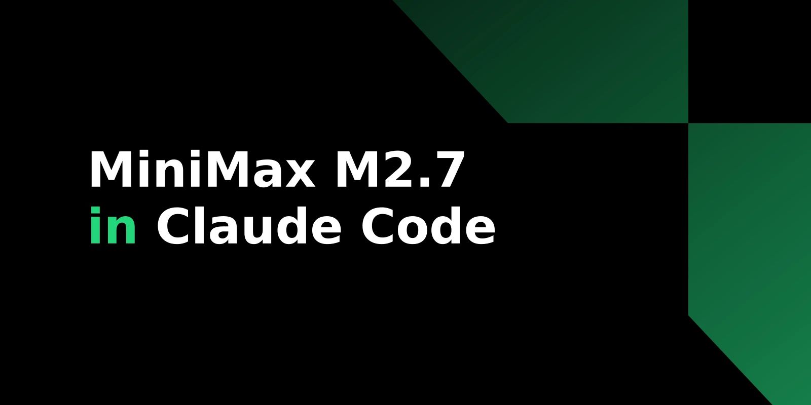 Use MiniMax M2.7 in Claude Code via Novita AI