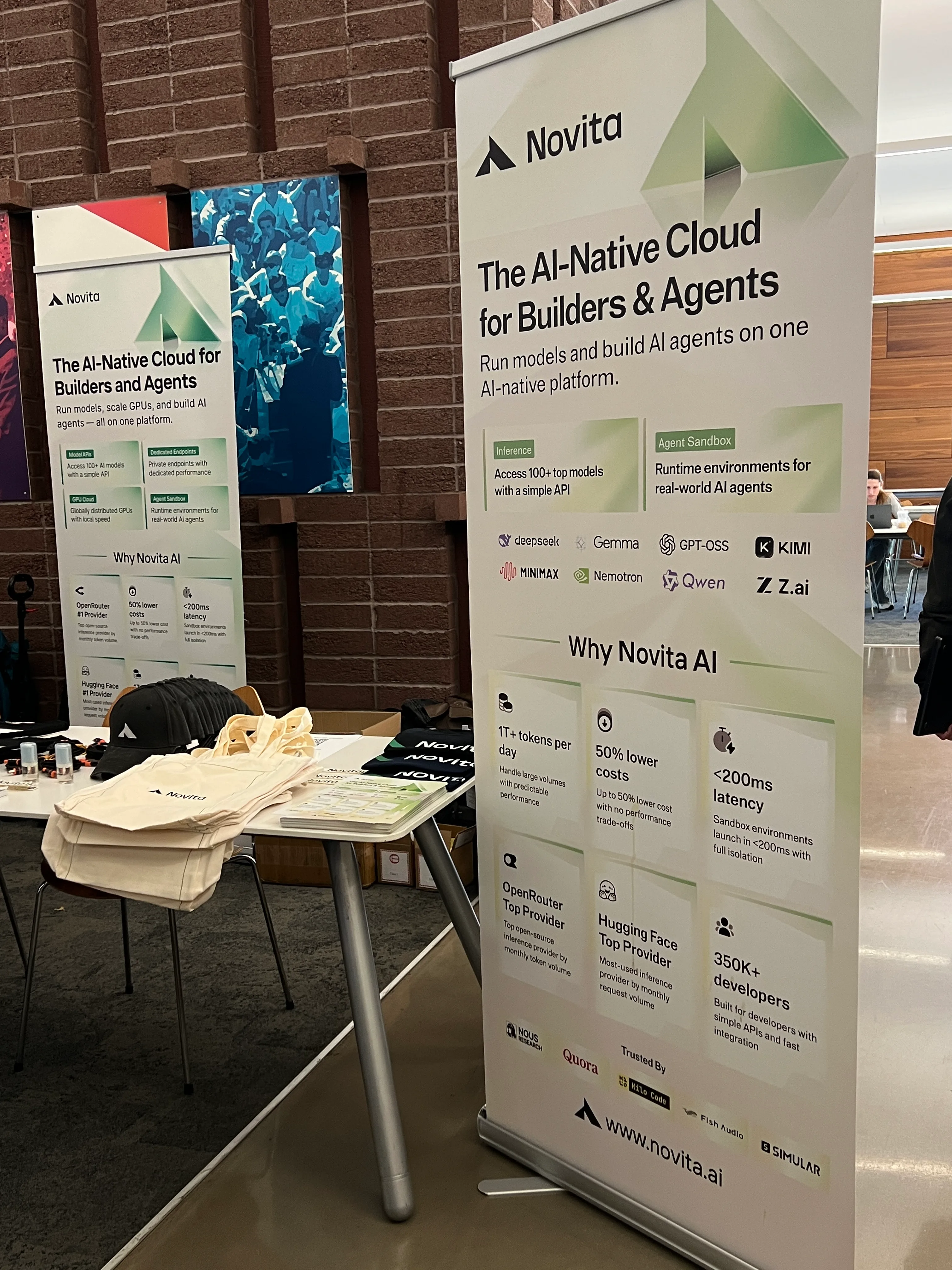 Novita AI showcased its AI-native cloud platform for builders and agents