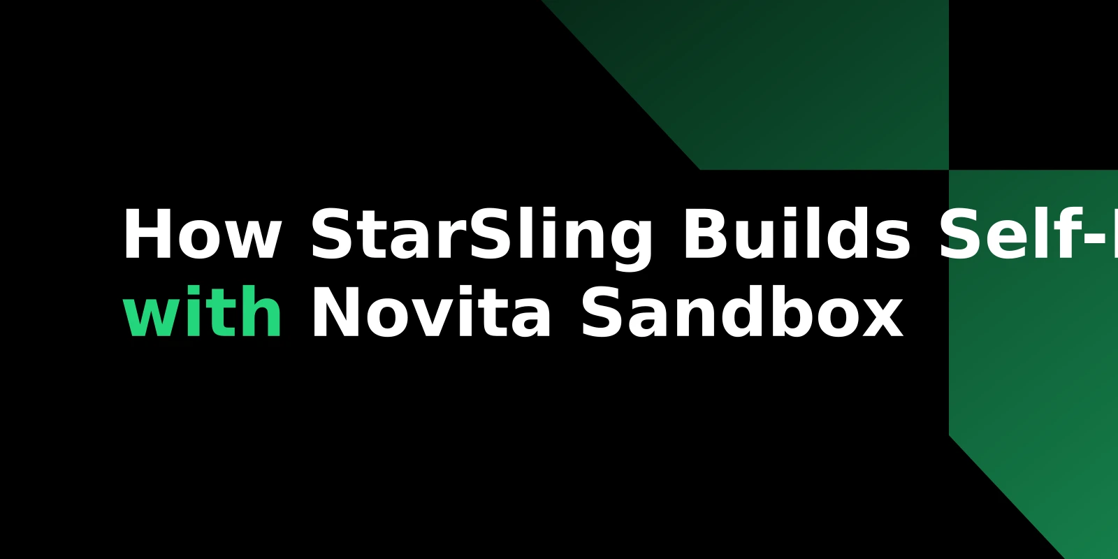 How StarSling Builds Self-Improving CI With Novita Agent Sandbox