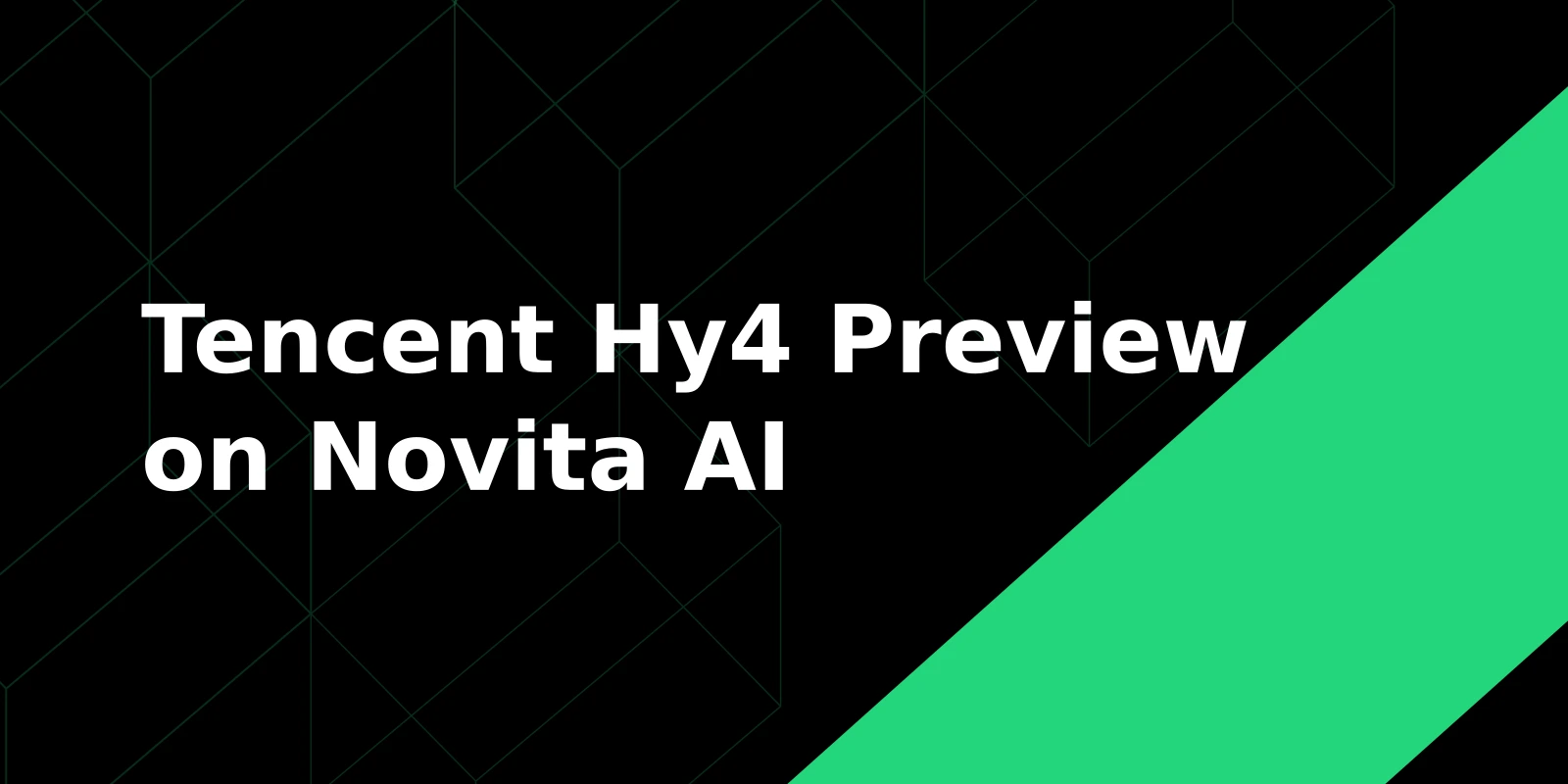 Tencent Hy4 Preview on Novita AI: MoE LLM API Launch & Pricing